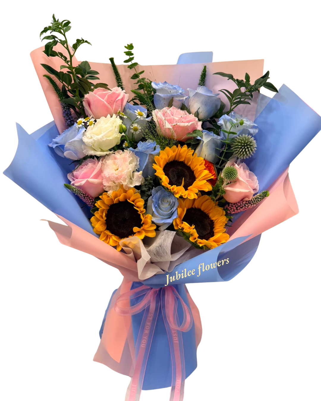 🌻向日葵 · 粉玫瑰花束