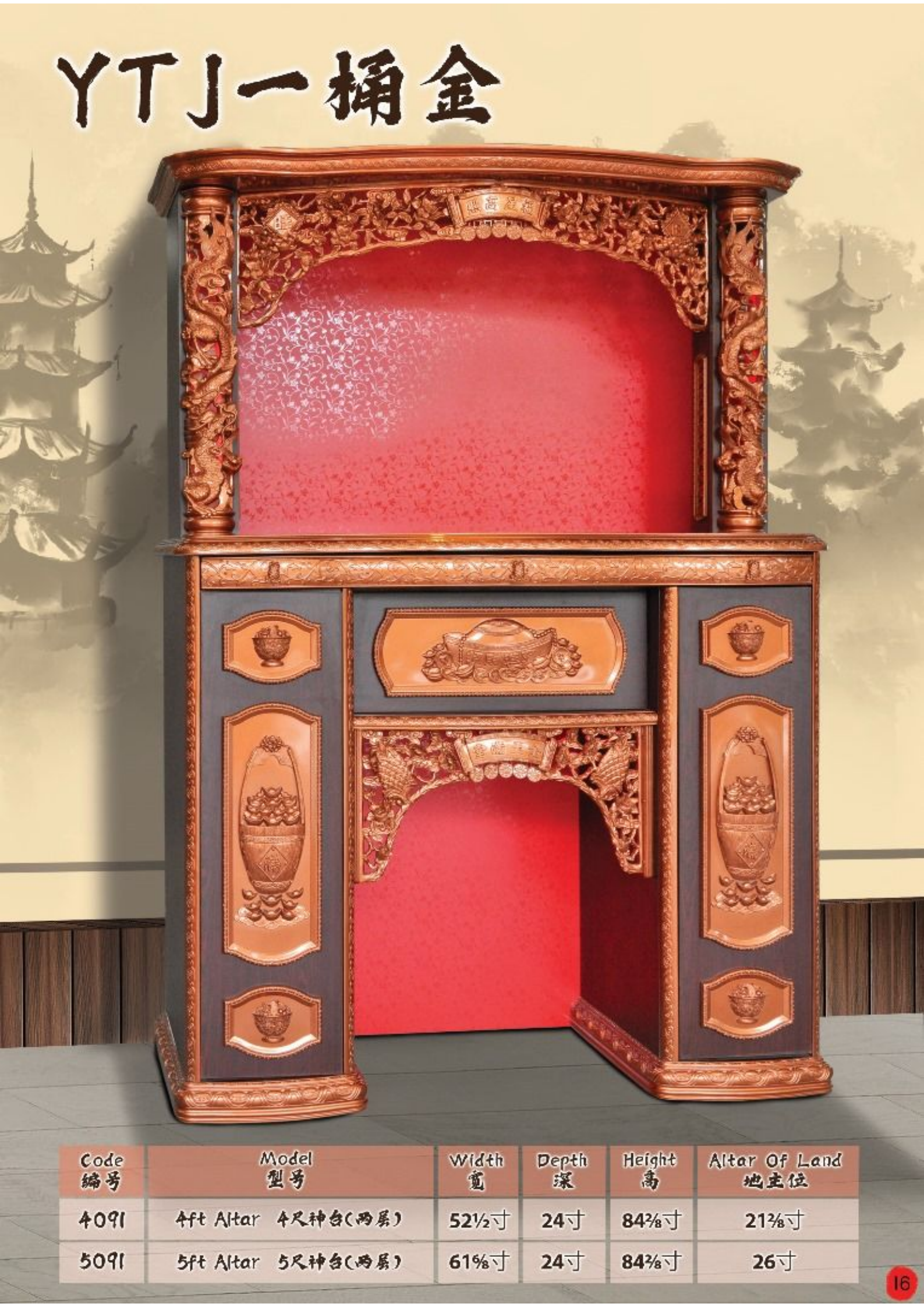 神台系列-(一桶金)ITEM NO:4091 / 5091