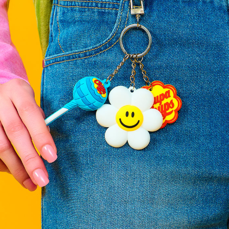 [Wiggle Wiggle x Chupa Chups] Soft Keyring