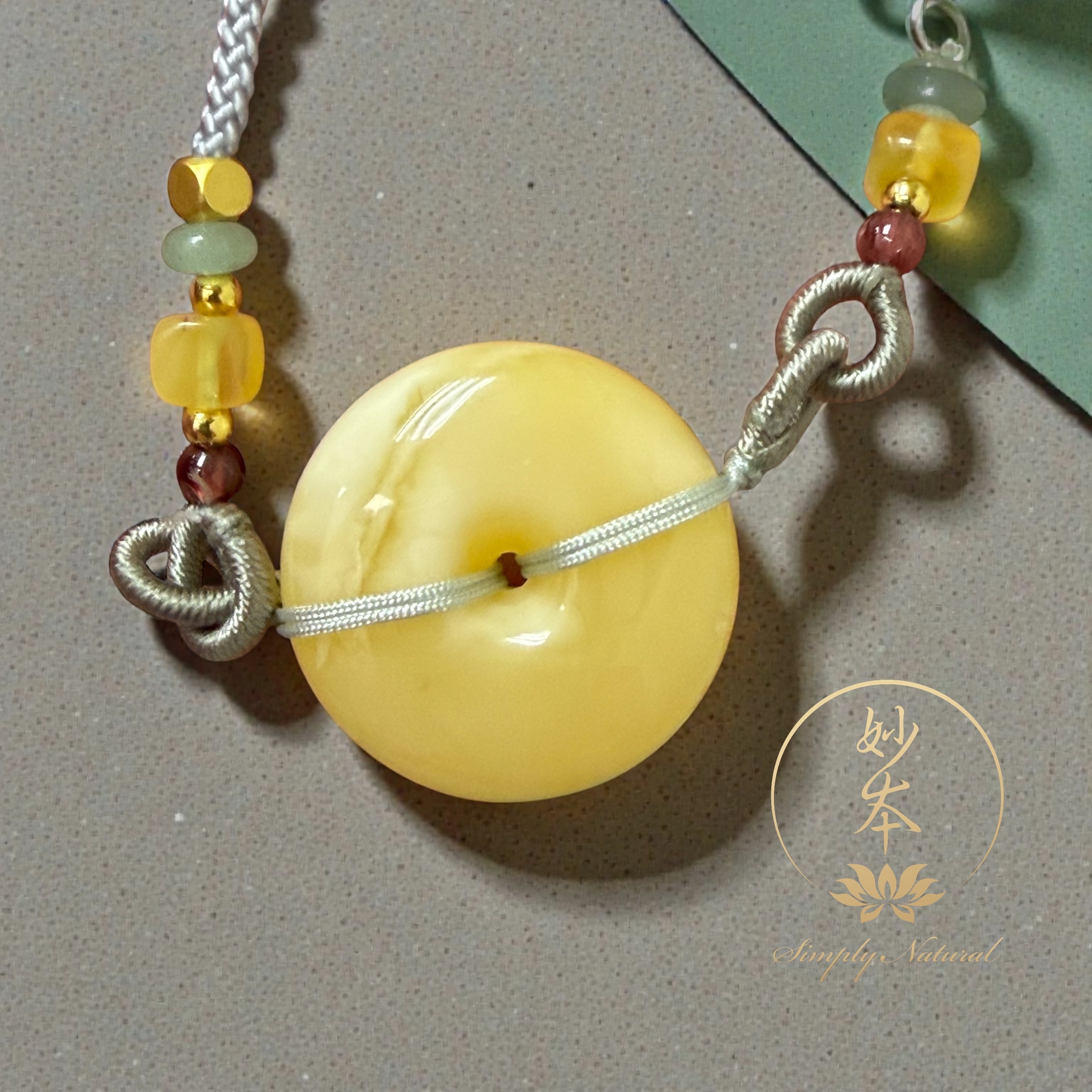 蜜蠟平安扣吊咀（已加持）#5