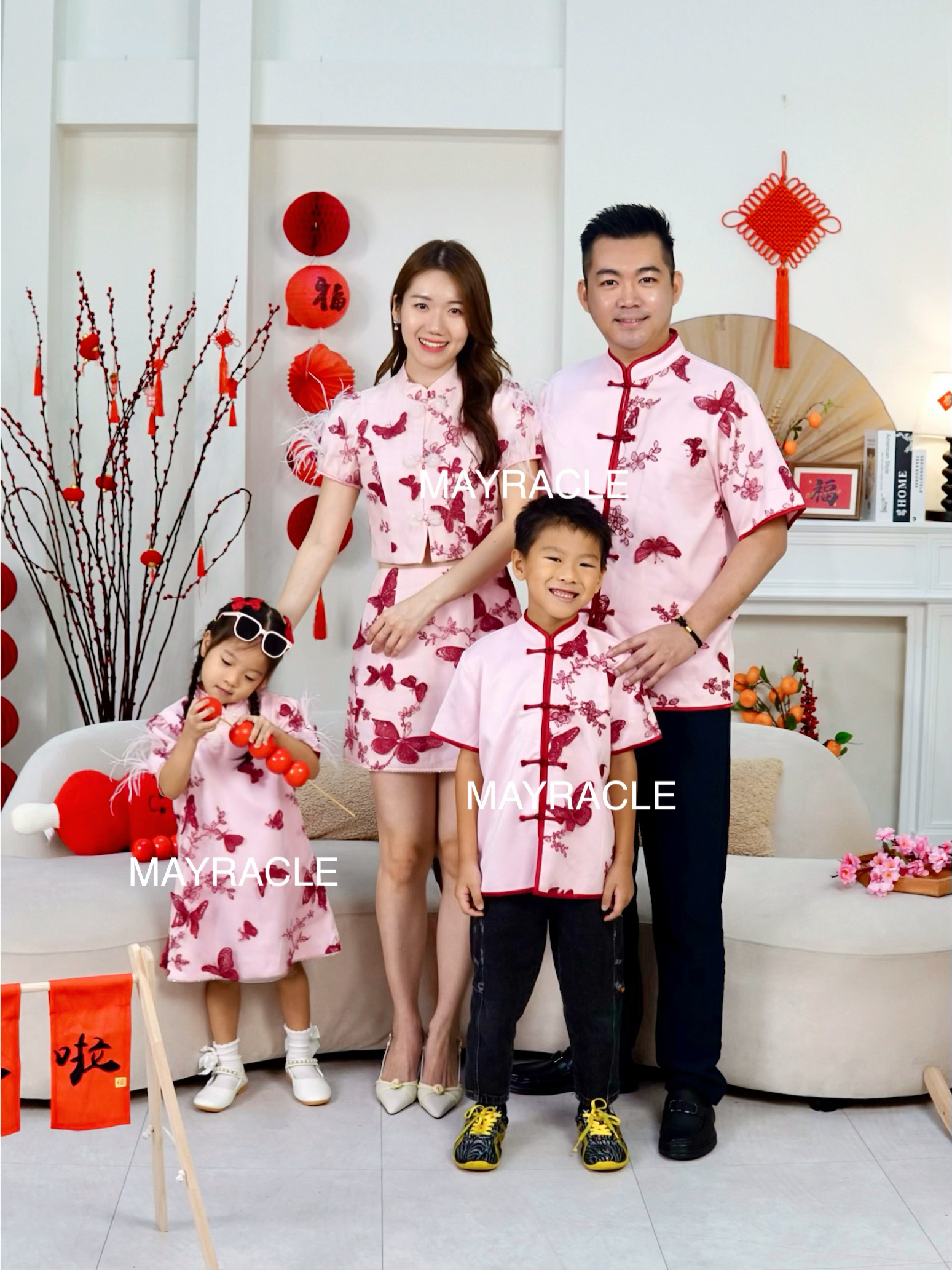 [PRE-ORDER] CNY 2027 Butterfly (蝶) Girl Cheongsam