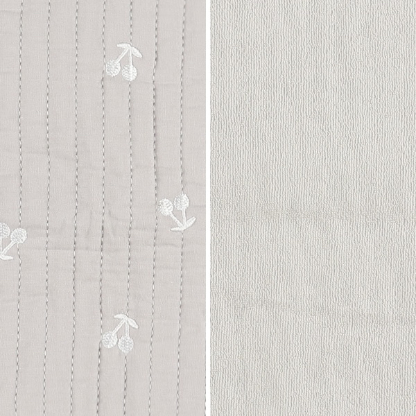 🇯🇵預訂 日本直送🇯🇵櫻桃刺繡雙面絎縫孭帶咬巾胸巾