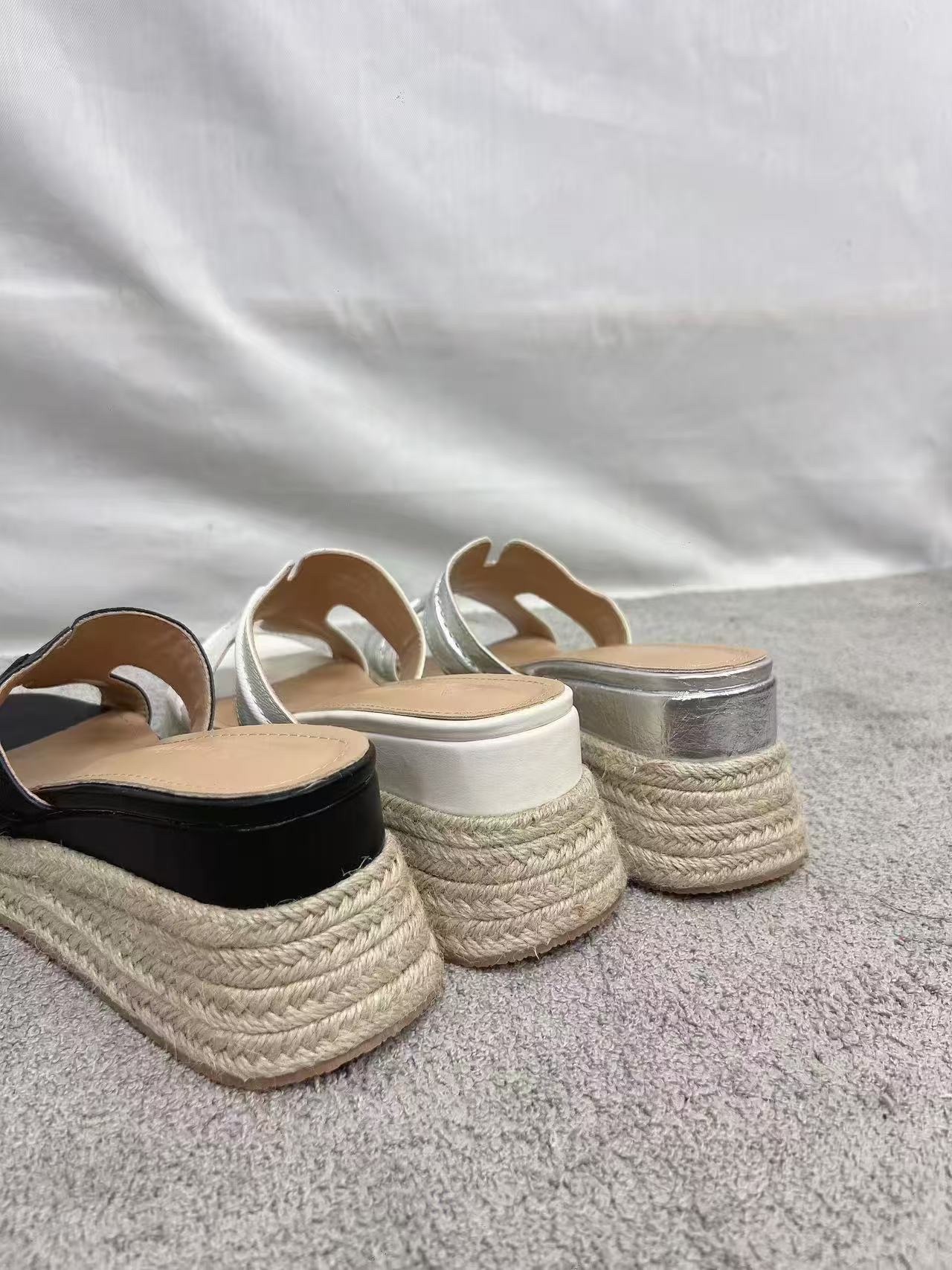 TA59 高级感真皮H厚底鞋