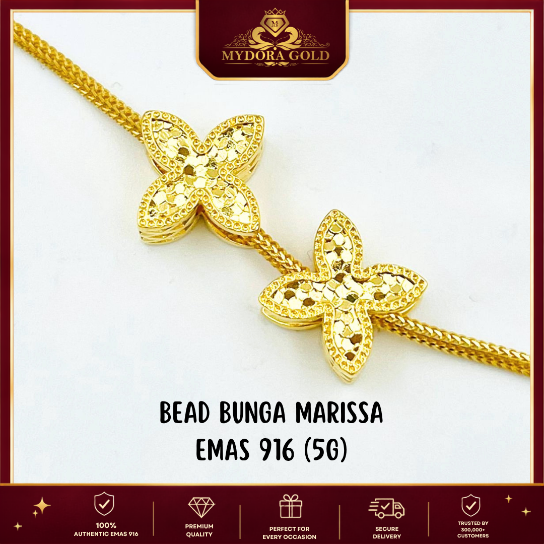 MYDORA Bead Bunga Marissa (5G) l EMAS 916/22K