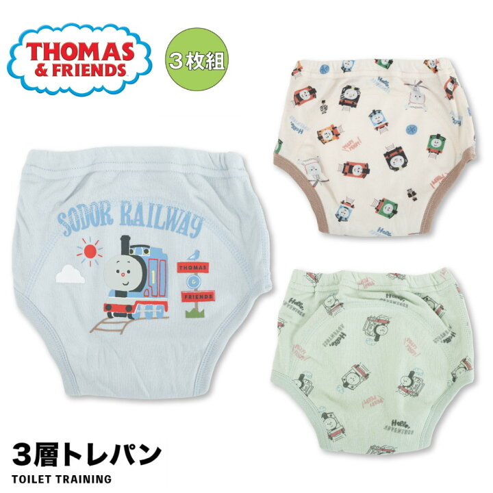 🇯🇵預訂 日本直送🇯🇵Thomas小火車人物印花三層學習褲三件套裝