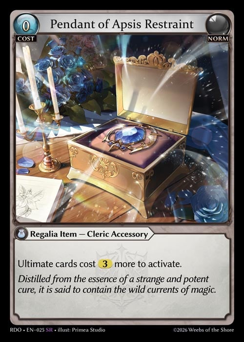 Pendant of Apsis Restraint / RDO-025 (SR)