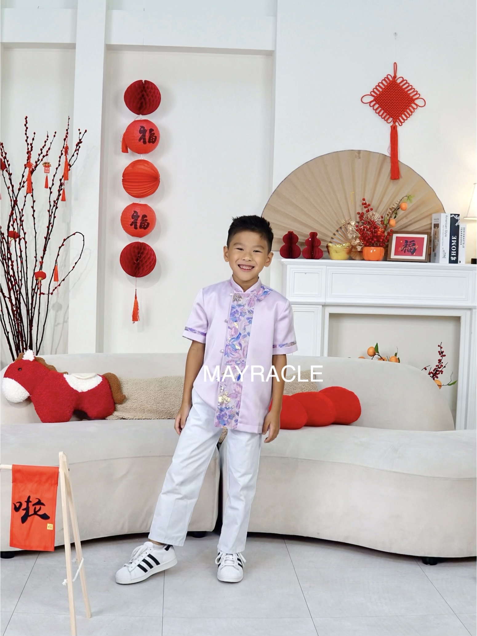 [PRE-ORDER] CNY 2027 Hua (华) Boy Shirt