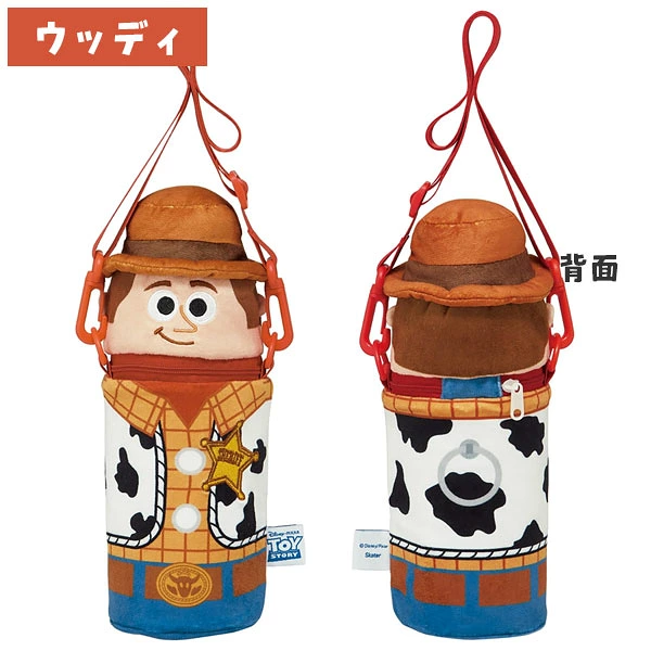🆕【⭐訂購⭐】🌀 🇯🇵 日本直送 #Skater x #ToyStory 毛公仔造型 鋁塗層內膽 保溫水樽袋［7款選］🌀 [ELJD-0125]