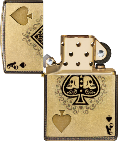 美國製造 | Zippo指定經銷商 Zippo 49477 翻舊銅傳統打火機 – 經典紋理金色 (壓印葉紋)Tumbled Brass Heritage Lighter – Classic Textured Amber Finish