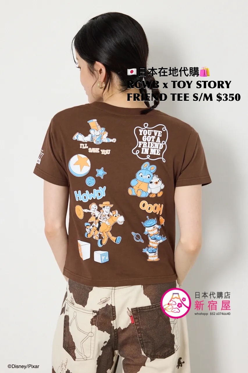 RODEO CROWNS WIDE BOWL x TOY STORY FRIEND T-SHIRT 