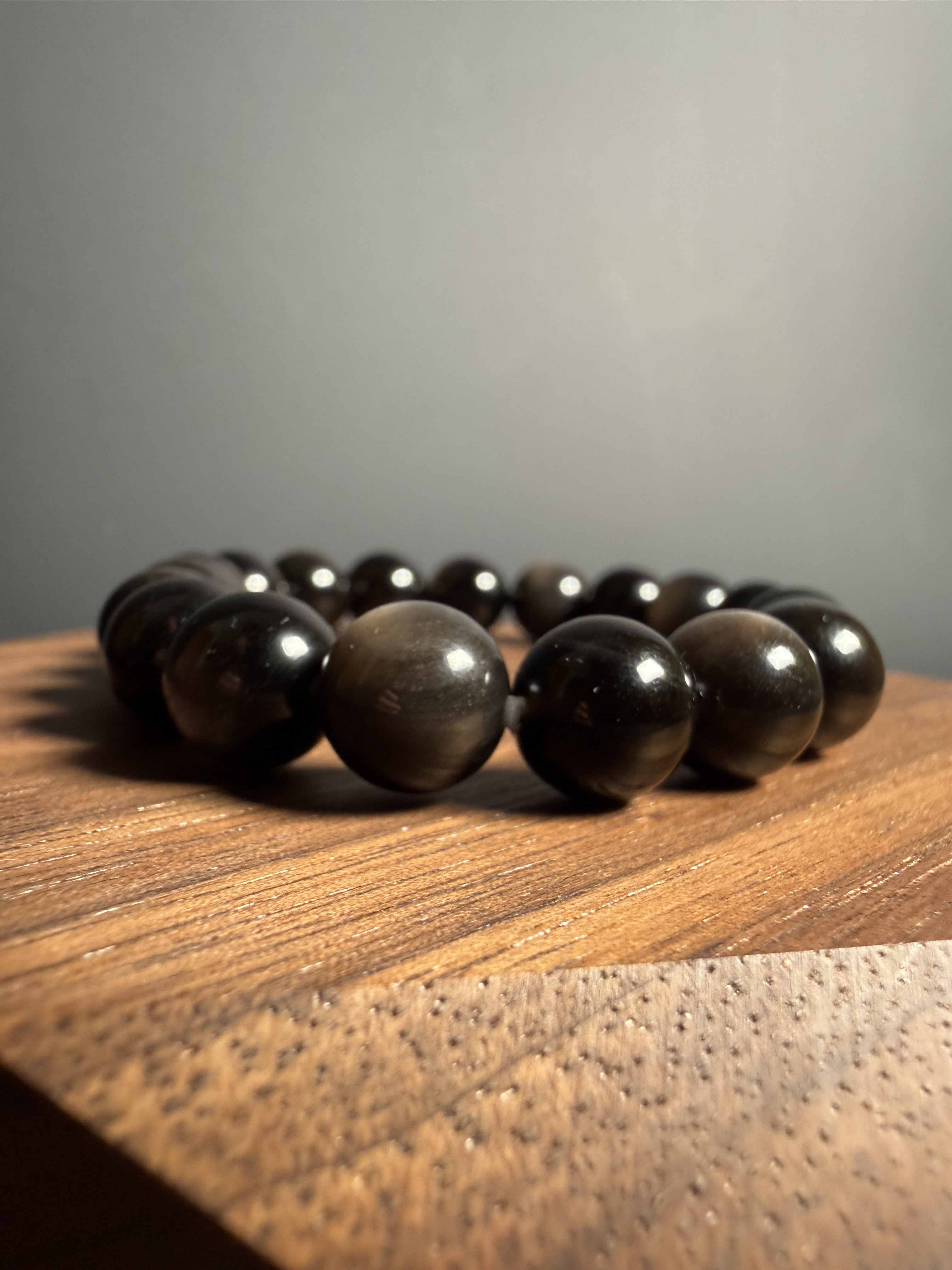 銀曜石手串 (10mm) (option 2)
