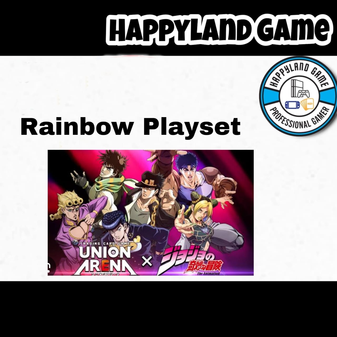 Union Arena Card Game Rainbow Playset - JoJo's Bizarre Adventure (UA62BT)(Pre-Order)