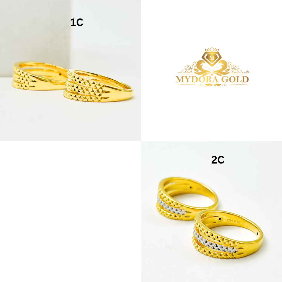 MYDORA Cincin KLCC Pahat 3 Layer (5G) l EMAS 916/22K