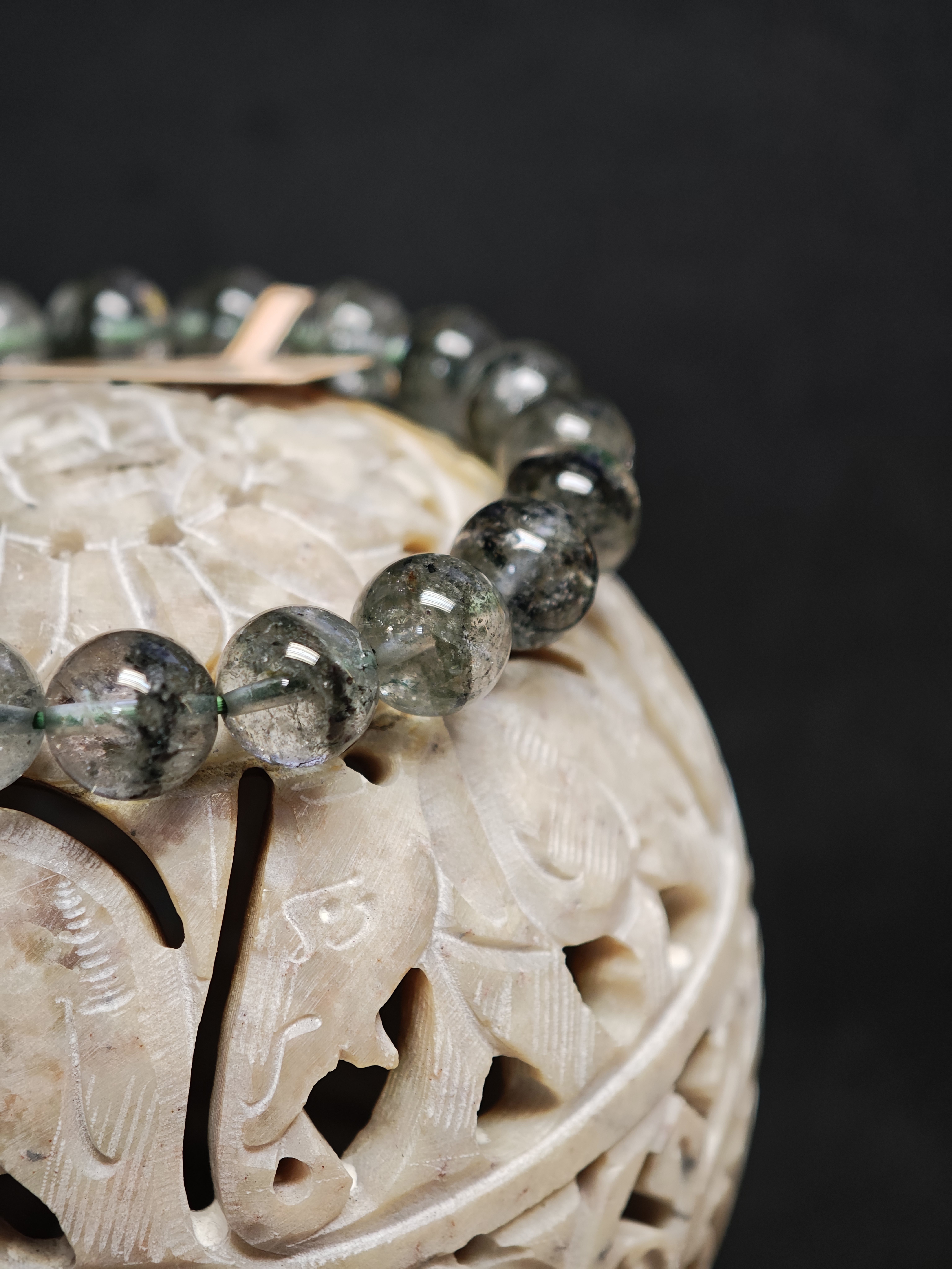 ✨新品水晶手串✨✨綠幽靈✨😊實物拍攝📷