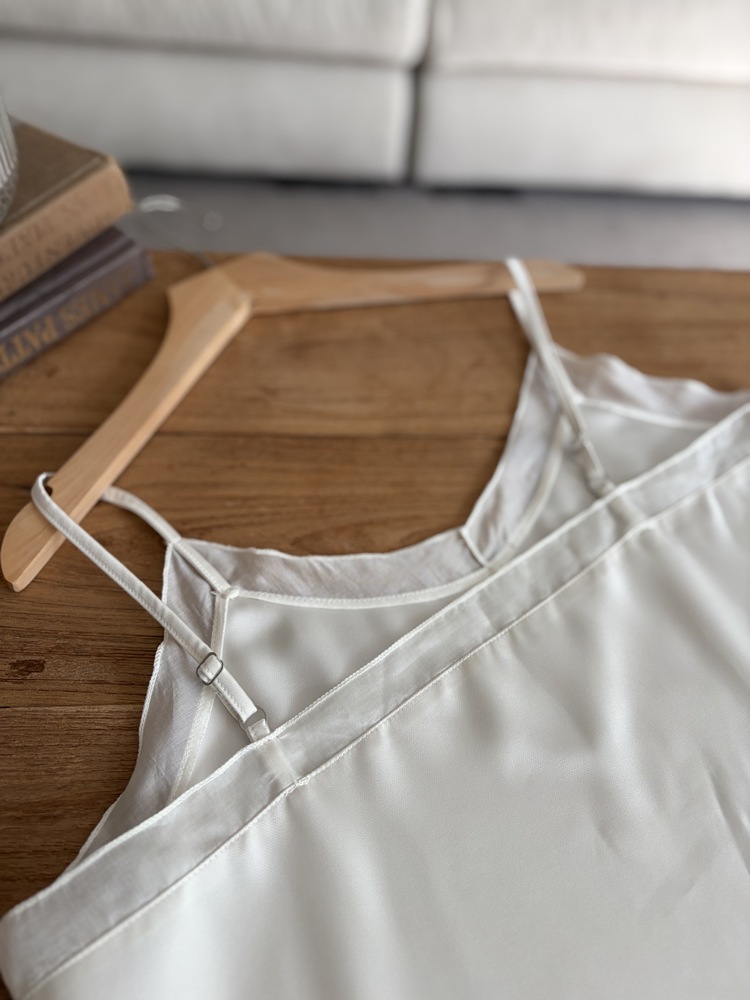 Silky Adjustable Cami (Ivory)