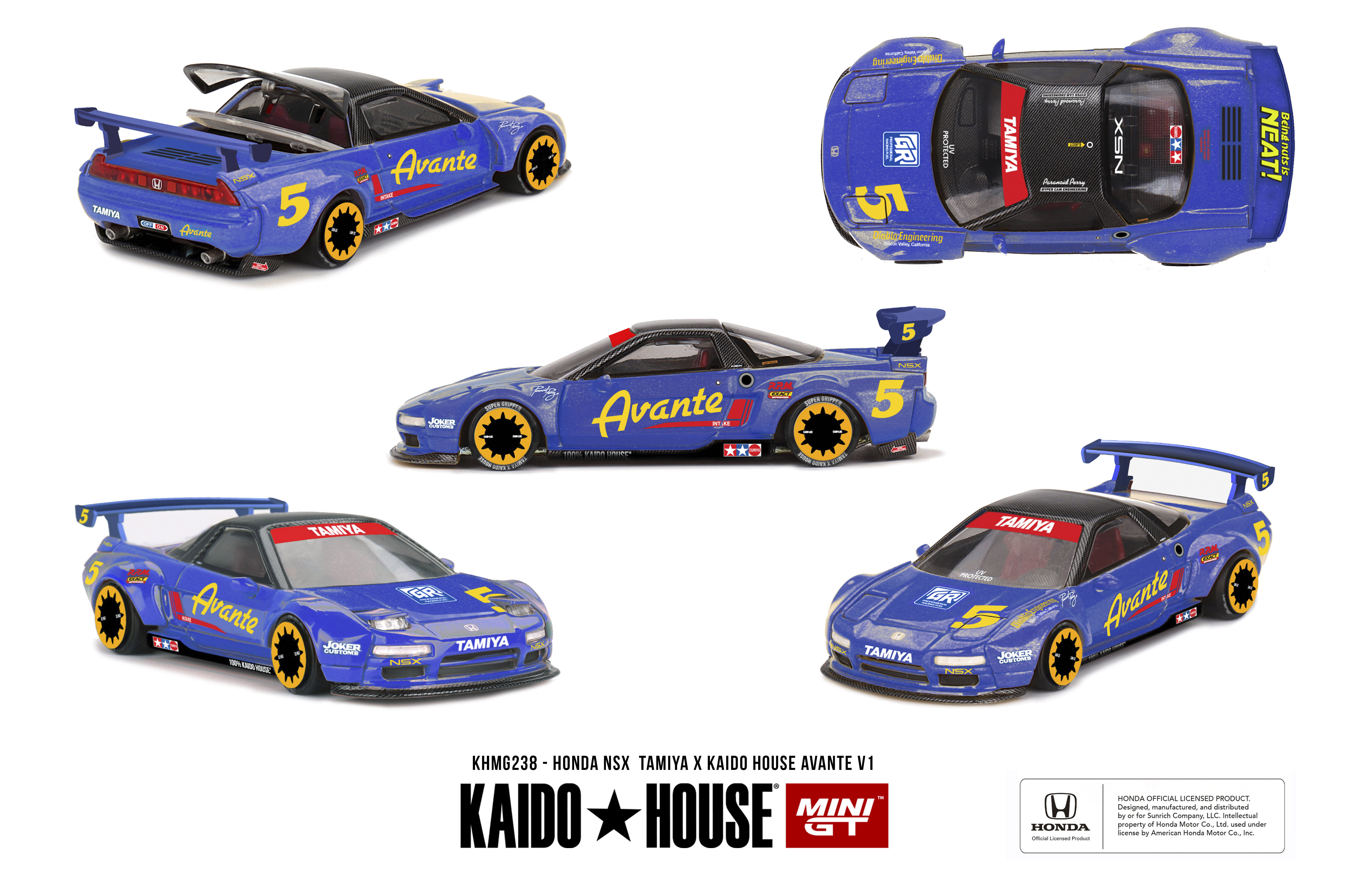 Kaido House 1/64 Honda NSX  TAMIYA x KAIDO HOUSE "AVANTE" V1 - KHMG284