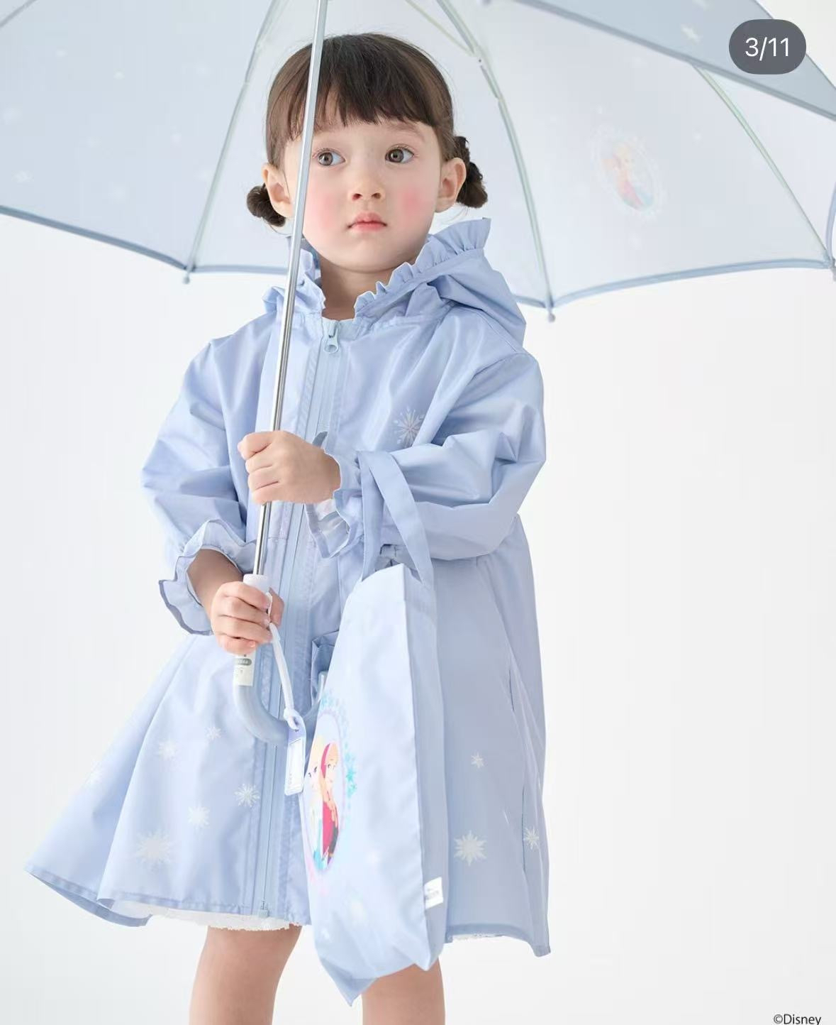 Petit Main 新季雨衣（連收納袋）/長柄雨傘