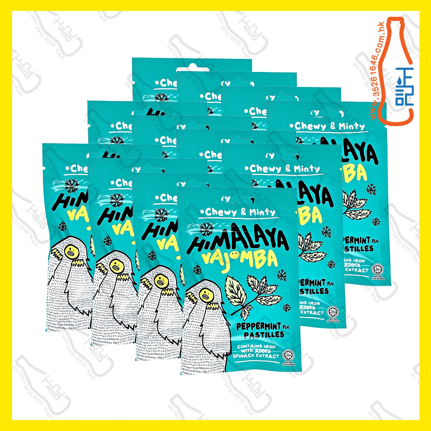 ==BIG8888 Himalaya 皇炸萌爸軟糖- 薄荷味 12包 /盒