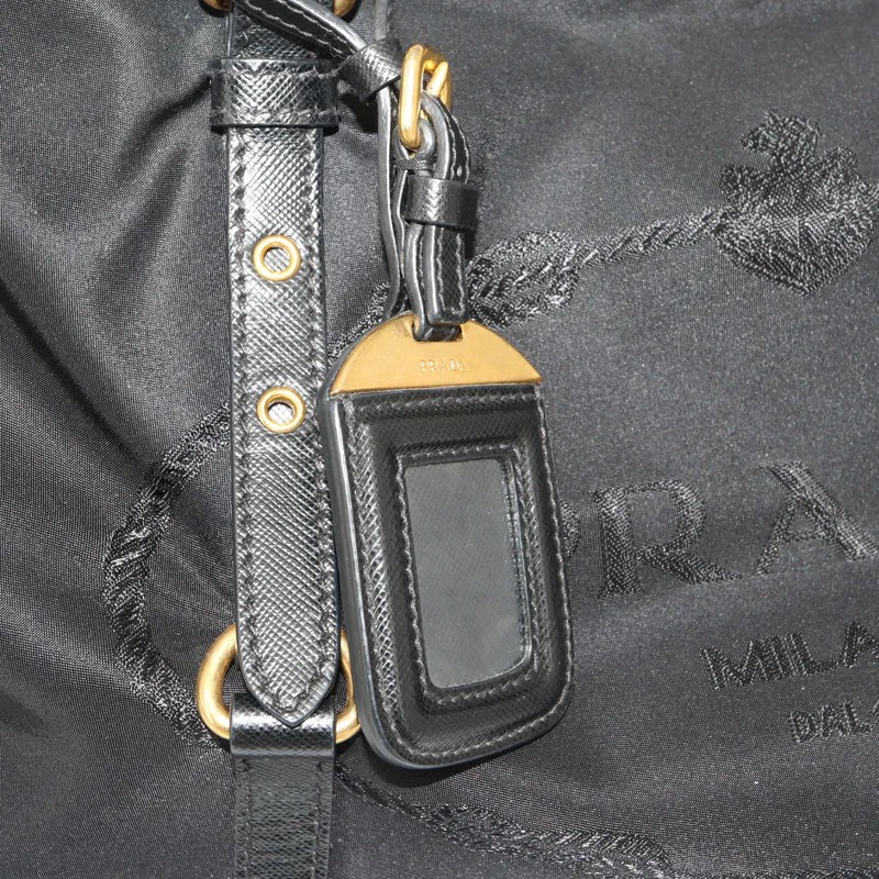 Prada Tessuto Nylon Saffiano 2-way Tote Bag