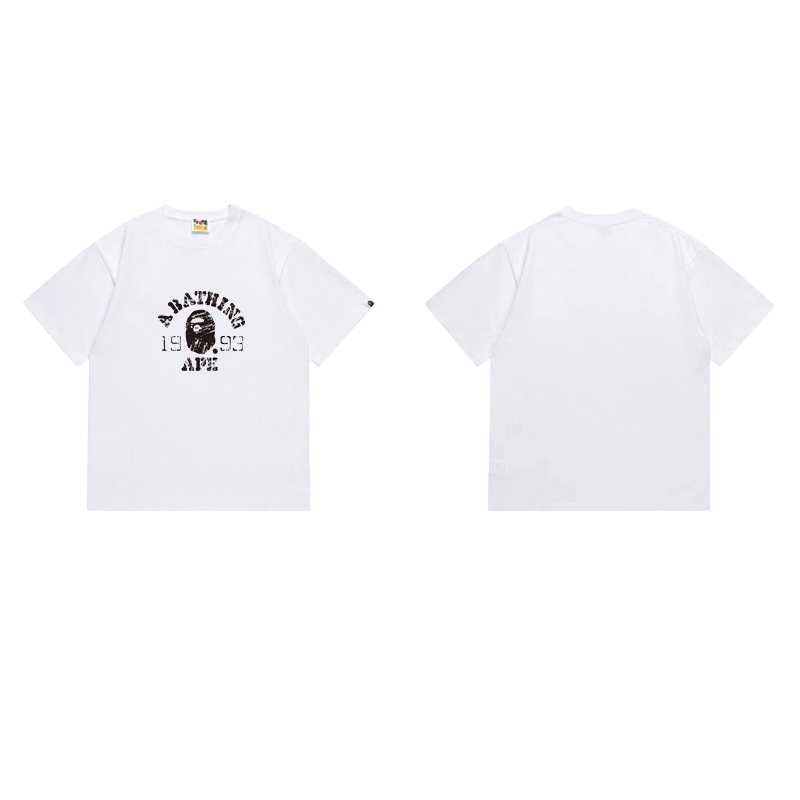BAPE Screen Print College Relaxed Fit Tee 