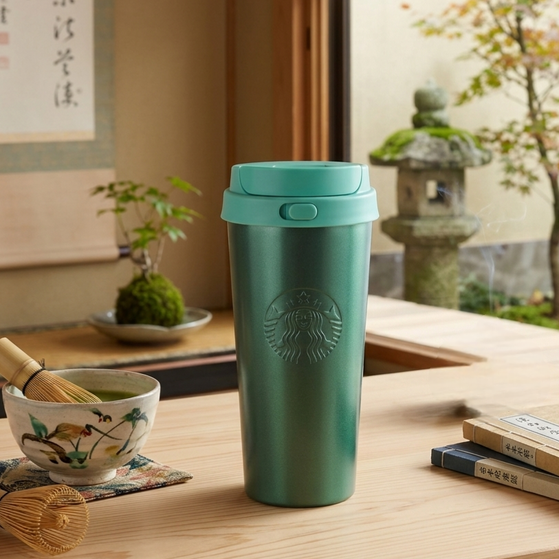《日本 🇯🇵 STARBUCKS My First Bottle 系列》✨️TOGO 不鏽鋼保溫杯 閃亮綠✨️ 473ml   