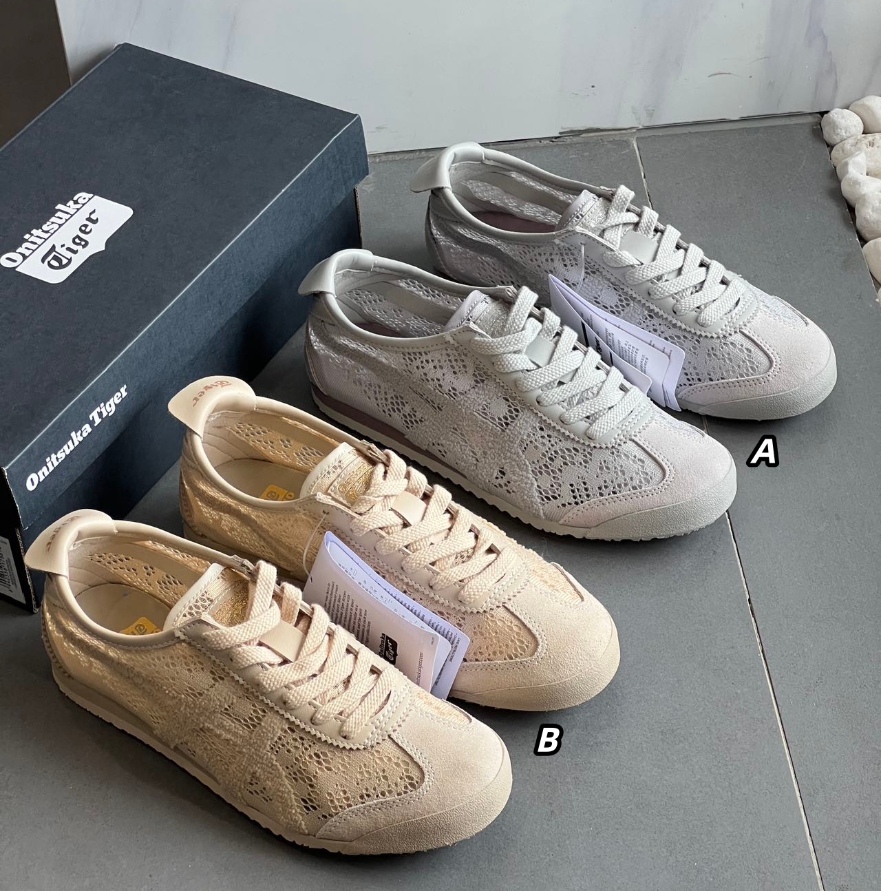 🇯🇵Onitsuka Tiger Mexico 66 蕾絲休閒運動鞋