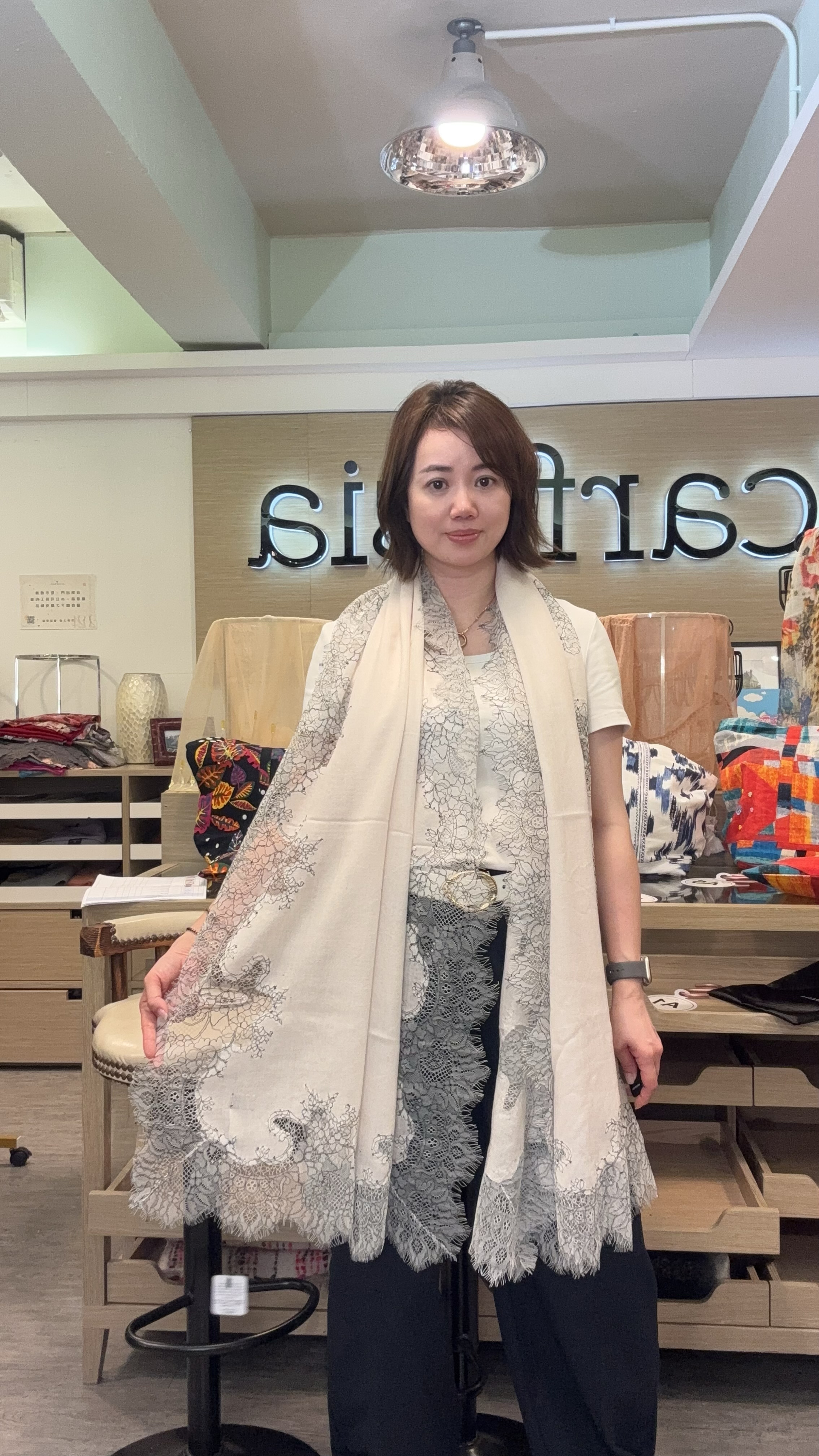 [訂購] A38 印度手工刺繡 Scarf 