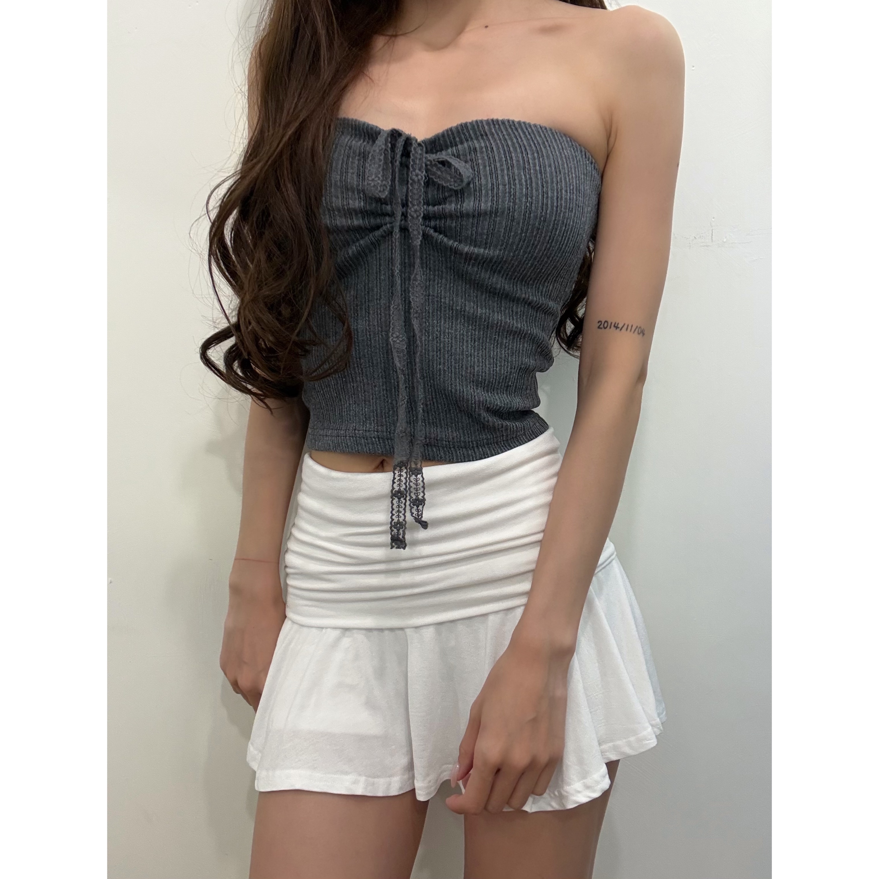 優惠價7月8截🩶2607C《RUCHED ACUT SKPT》