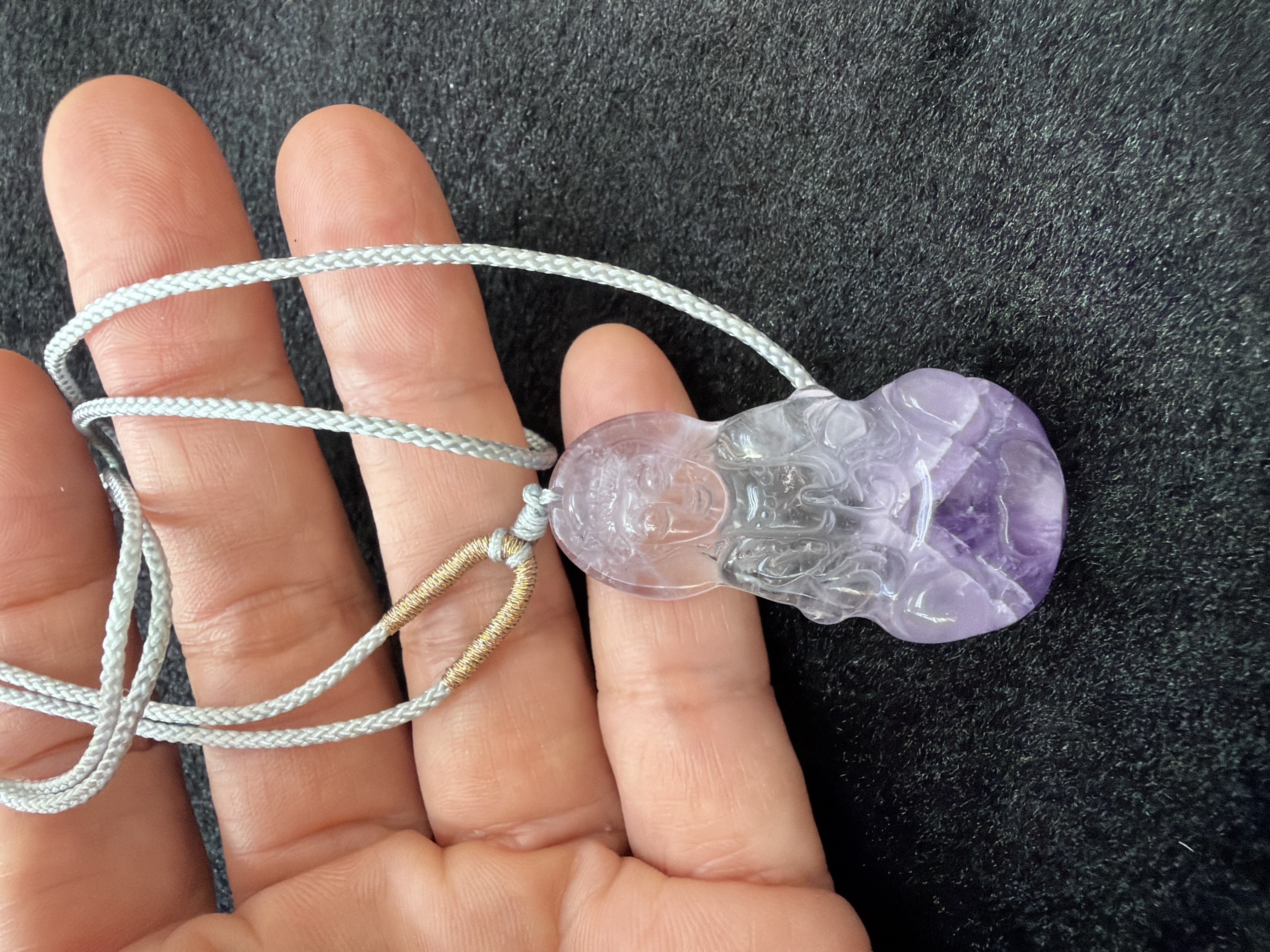 持瓶觀音紫水晶吊咀（已加持）