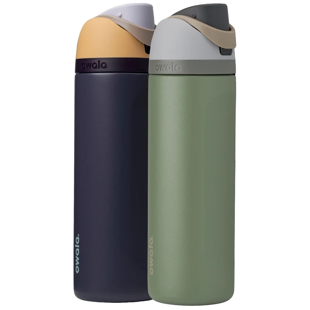 【IG 爆紅款】Owala FreeSip water bottle 專利吸管直飲二合一水樽 兩入組  24oz (710ml) - 絕美配色、健身/辦公室飲水神瓶