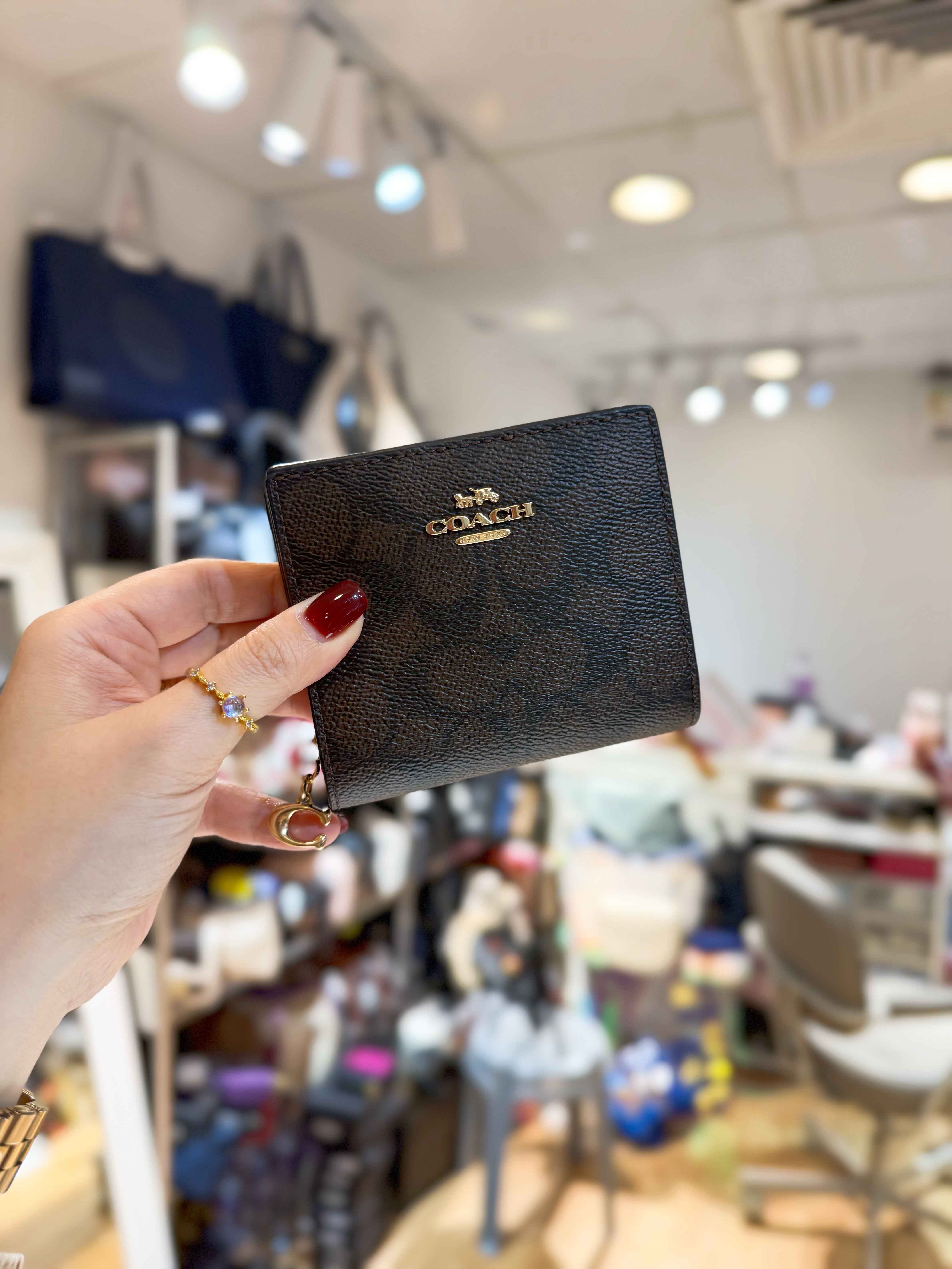 Coach Snap wallet Dark/m