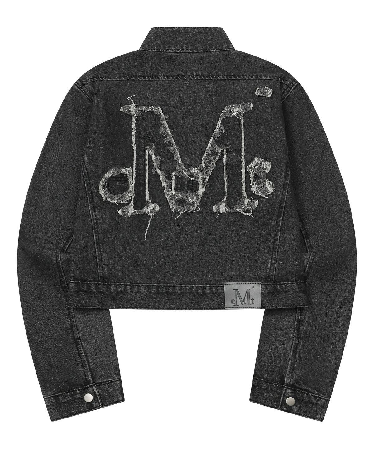 [MUCENT] AVIER SET-UP APPLIQUE DENMI JACKET + SKIRT SET