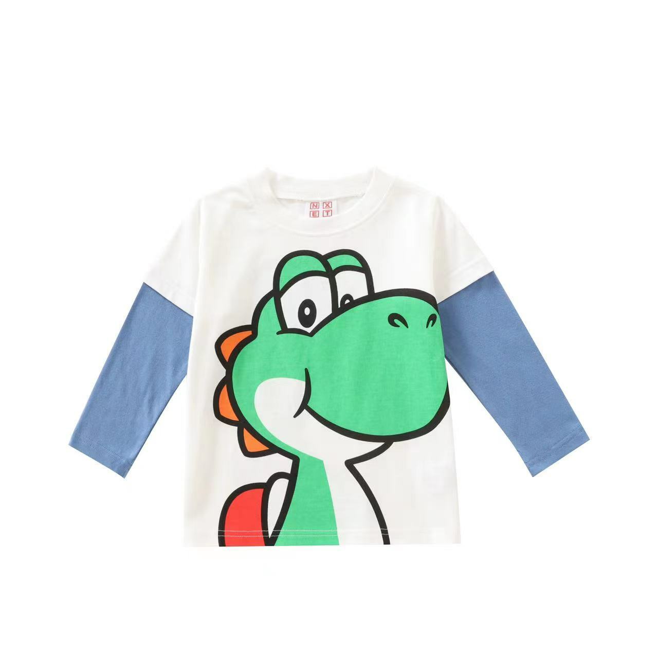 Mario春秋季長袖薄款T恤 -1件- 現貨