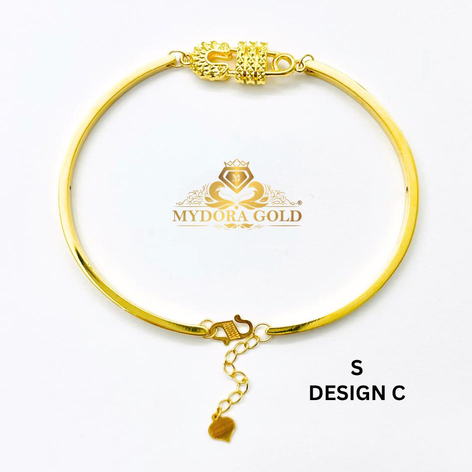 MYDORA Gelang Fashion Safety Pin Series l EMAS 916/22K