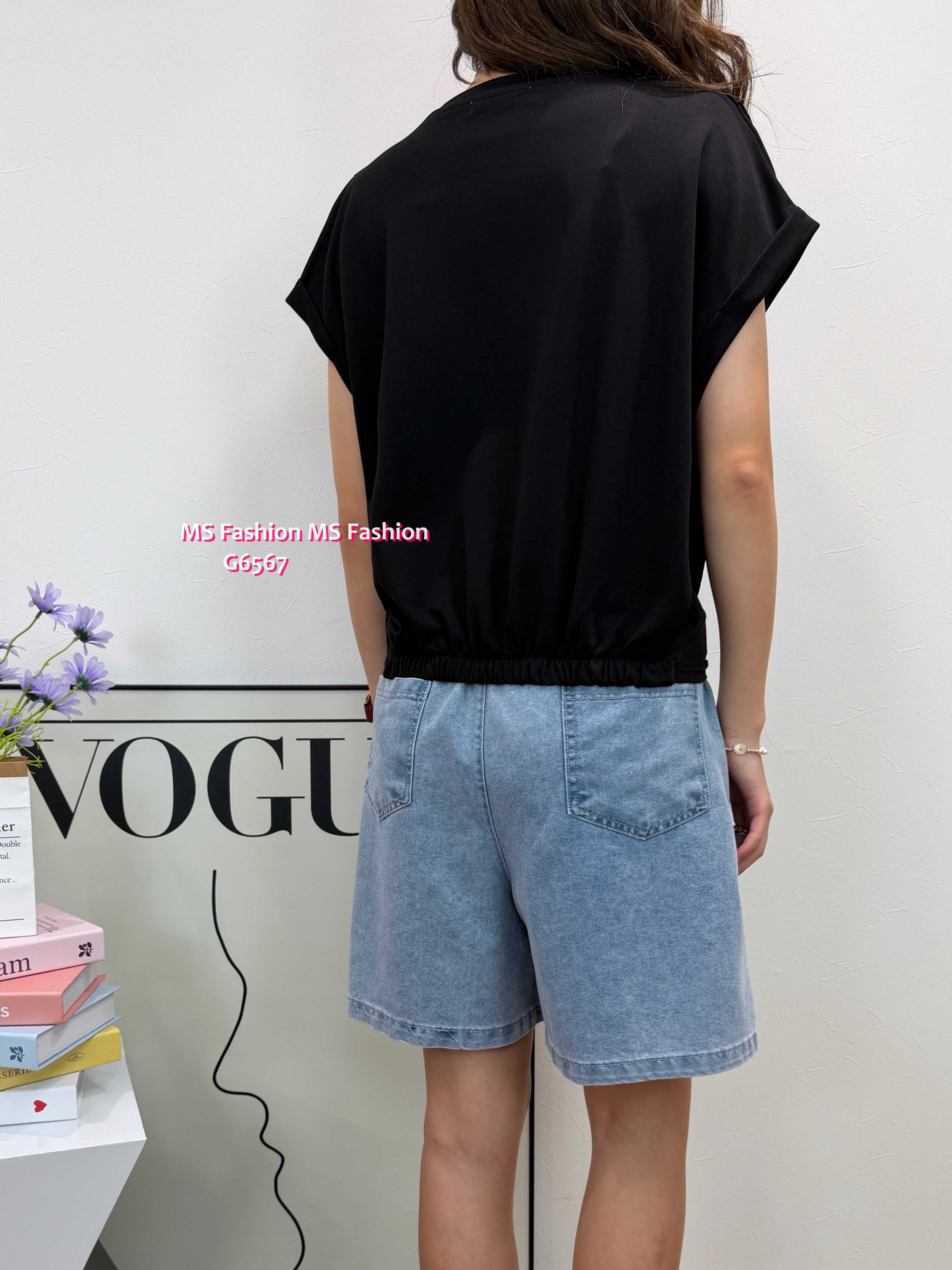 G6567 特色衫腳top