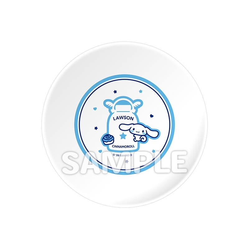 Sanrio x Lawson Set of 2 plates (Cinnamonroll) [@Loppi・HMV limited] 