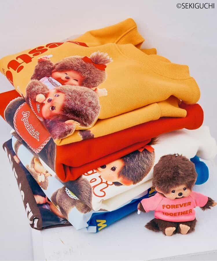 Monchhichi 蒙奇奇親子Hoodies 日本兒童 80-140cm 