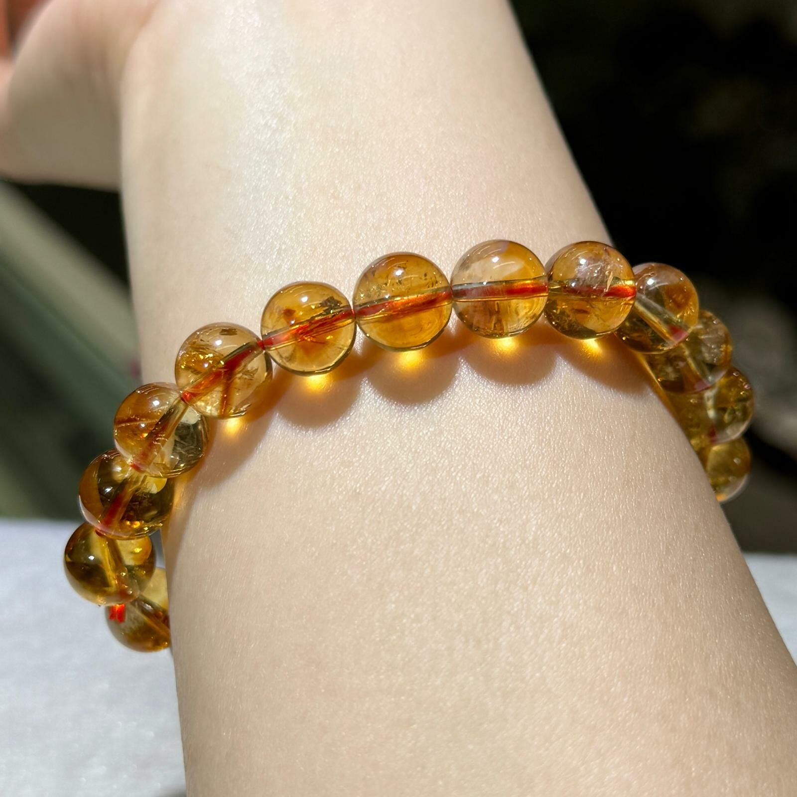 黃水晶手串 10 mm +/-