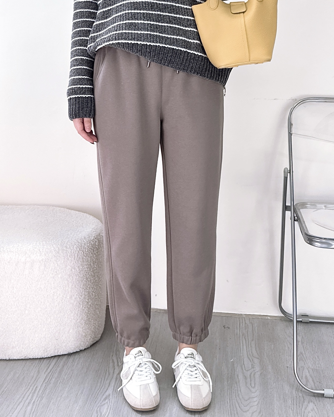 彈性純棉休閒Jogger Pant 3色