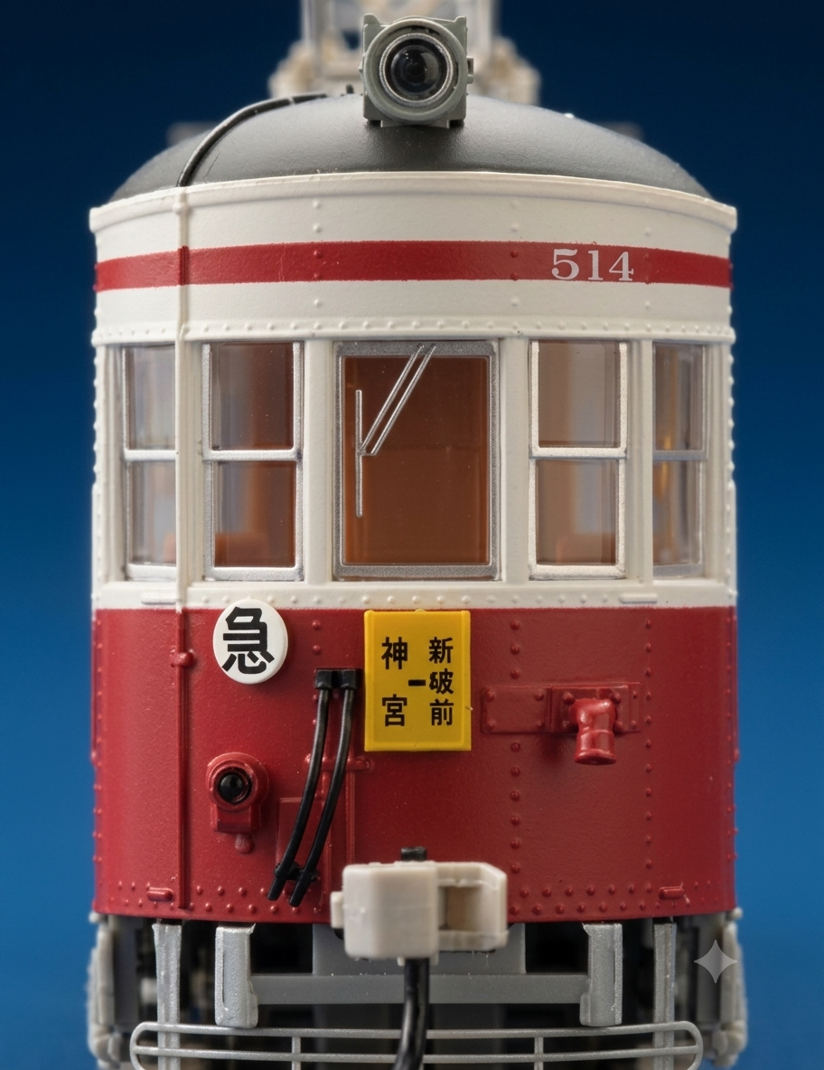 名古屋鉄道 モ510形 Tomix HO 1：80 懷舊情懷出品