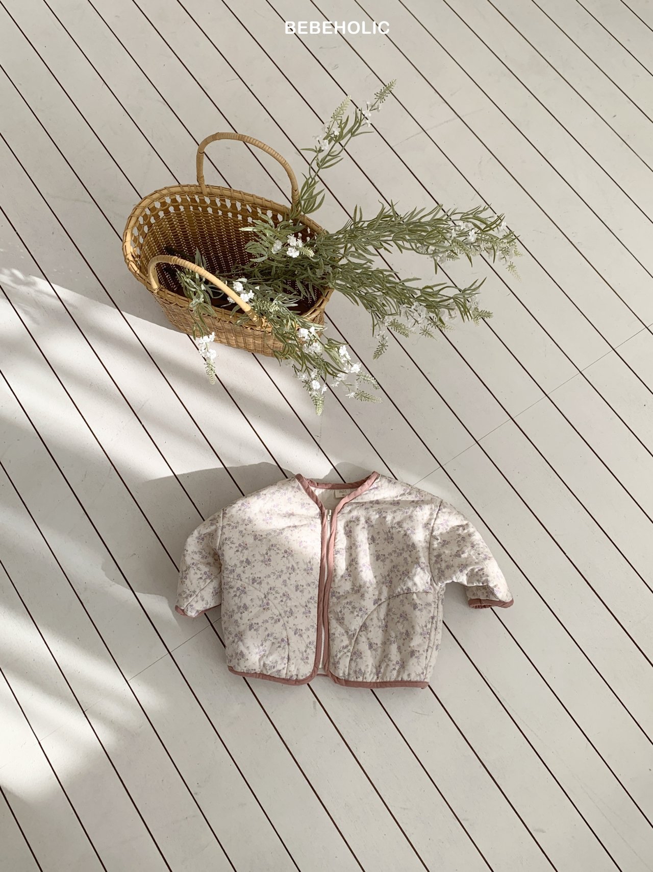 🌸預訂 韓國直送🌸🇰🇷BEBEHOLIC兩色碎花拉鍊外套