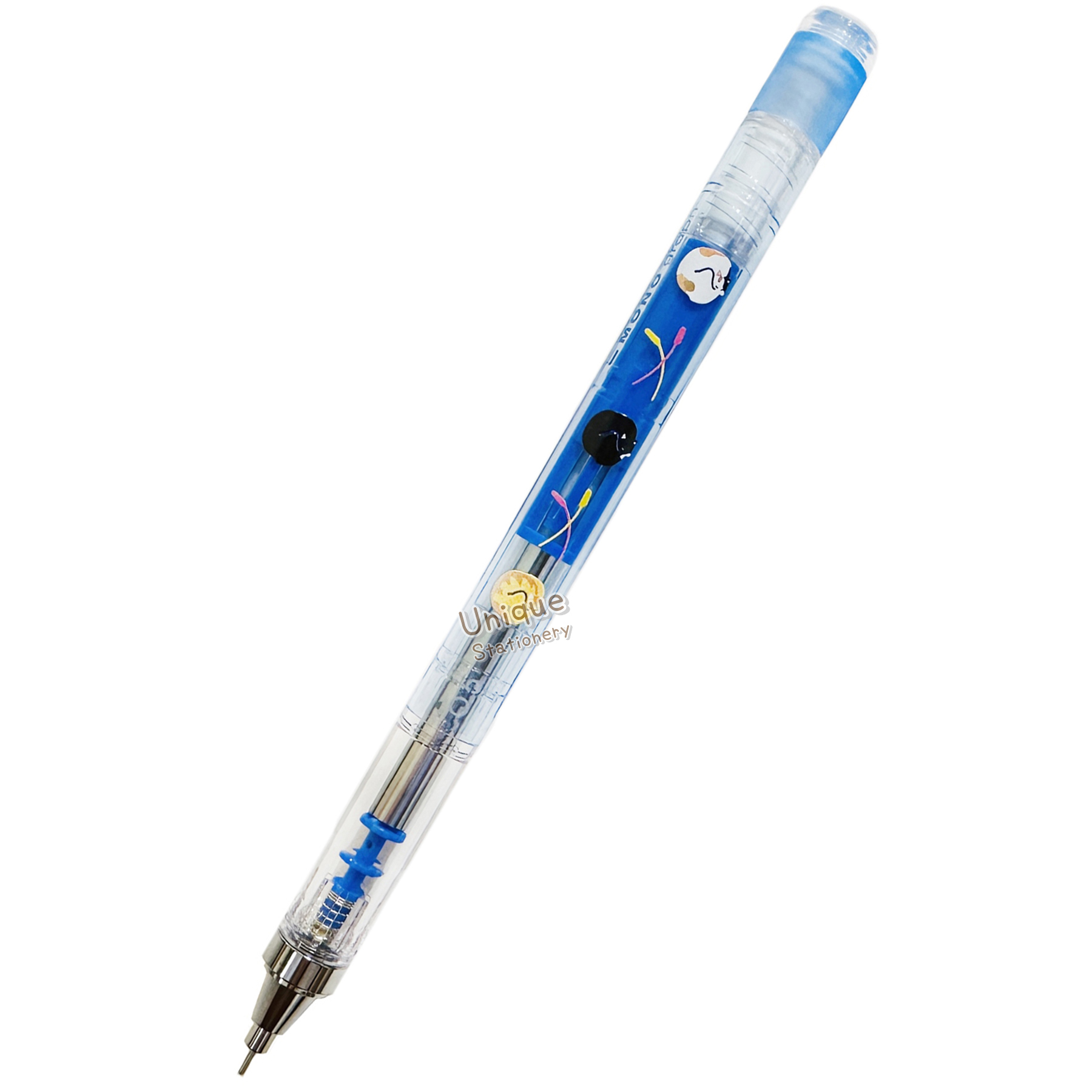 現貨｜日本限定 貓貓圖案 日本製 TOMBOW 蜻蜓牌 MONO graph 0.5mm 鉛芯筆 (DPB-163S)