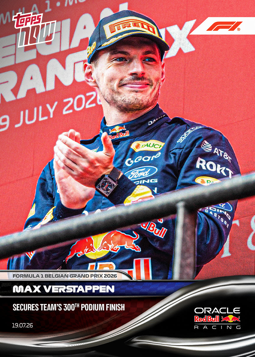 Max Verstappen - 2026 F1 Topps Now #49 Belgian GP 紀念卡【團購】