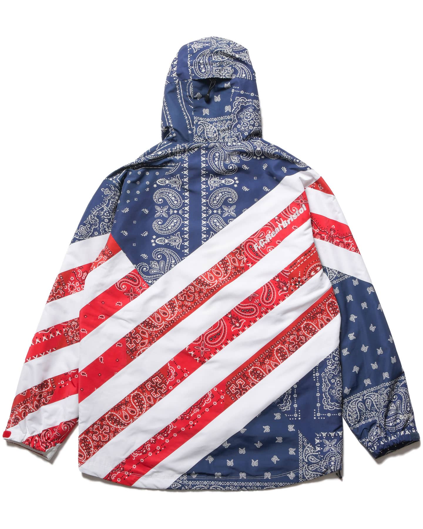 FCRB 26SS PATCHWORK STRIPE PRACTICE JACKET / XL (FCRB 260035)