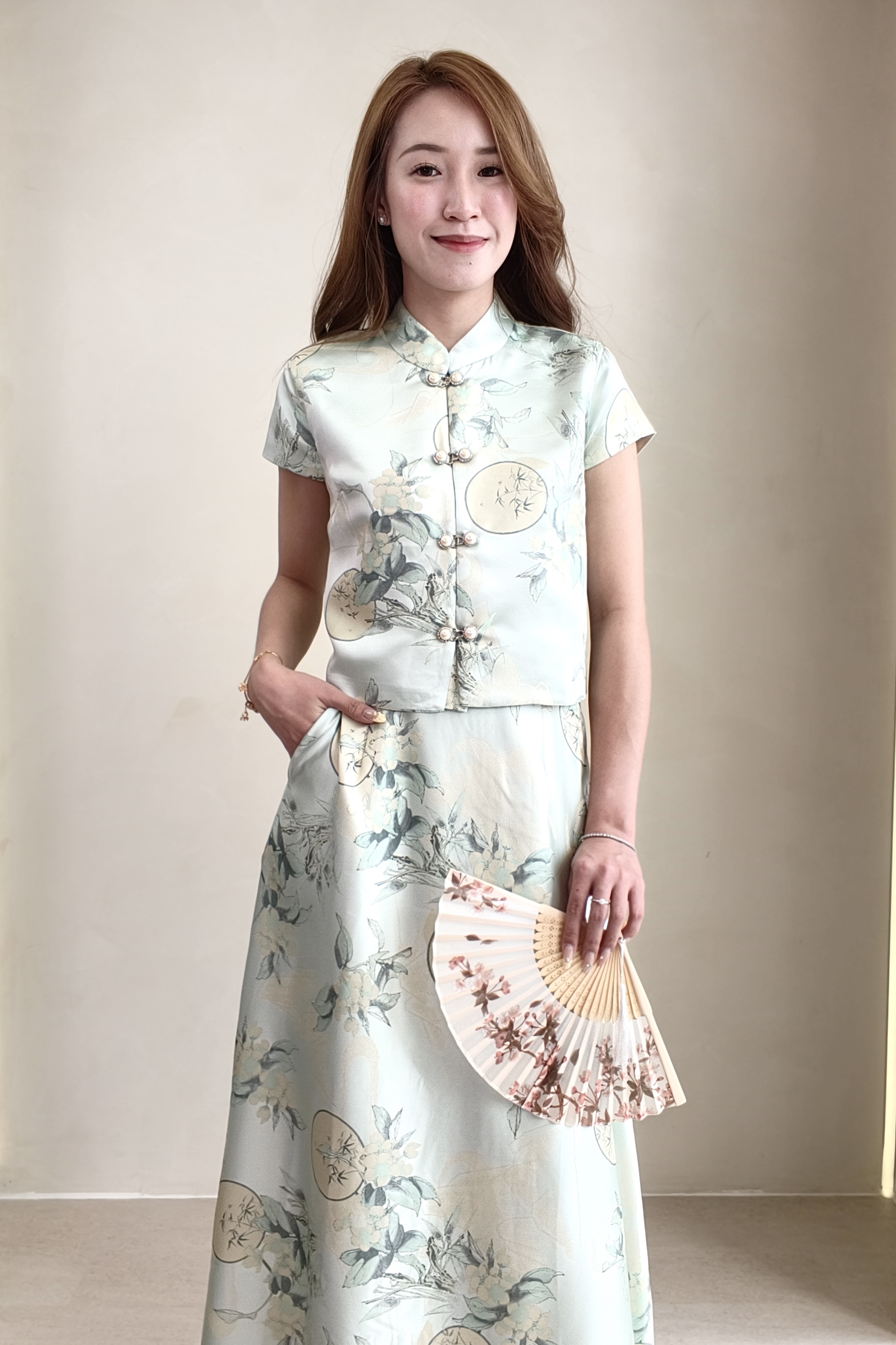 10141119 + 12241120 Serene Blossom Two-Piece Set