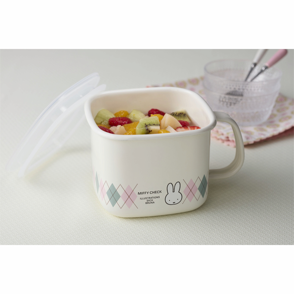 MIFFY CHECK 琺瑯餐具系列