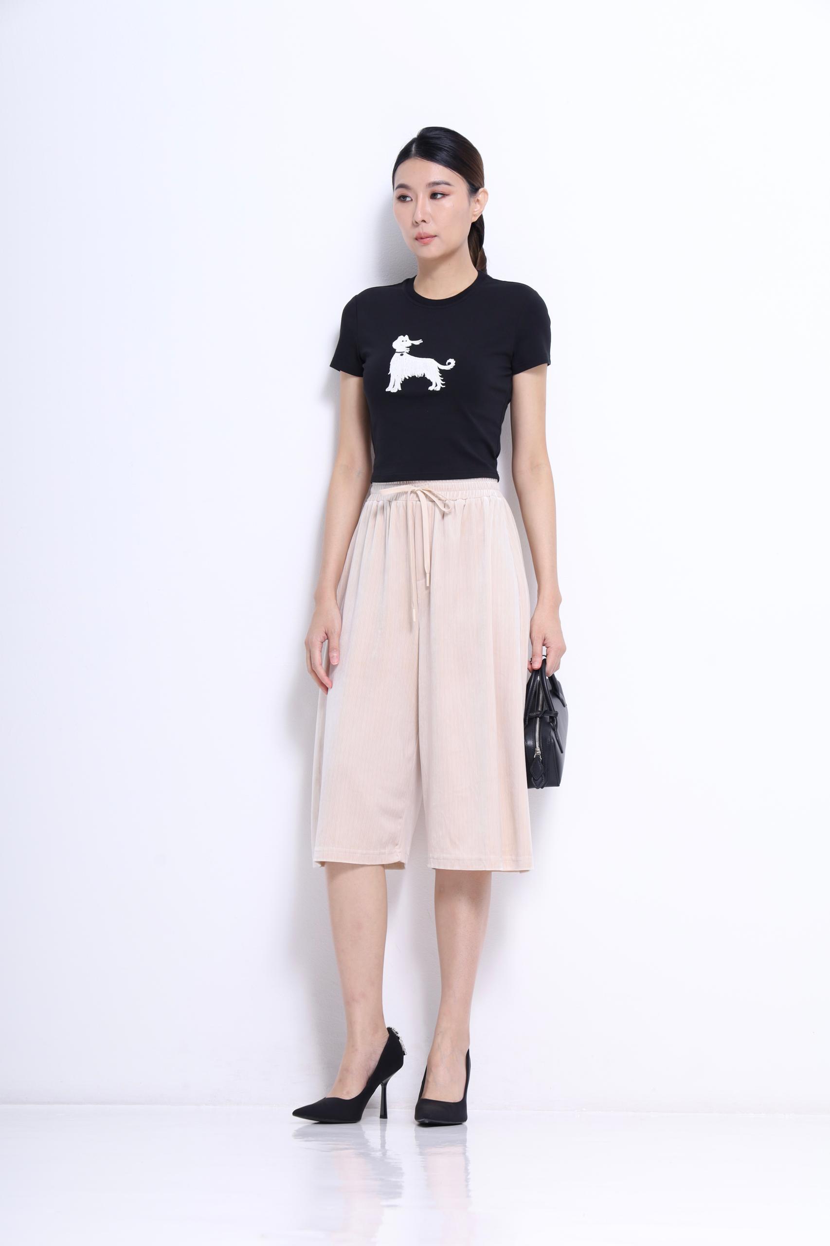 独家绒布裤子 1596