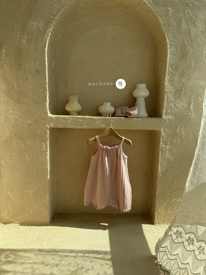 🇰🇷macbebe 吊帶連身衣+髮帶