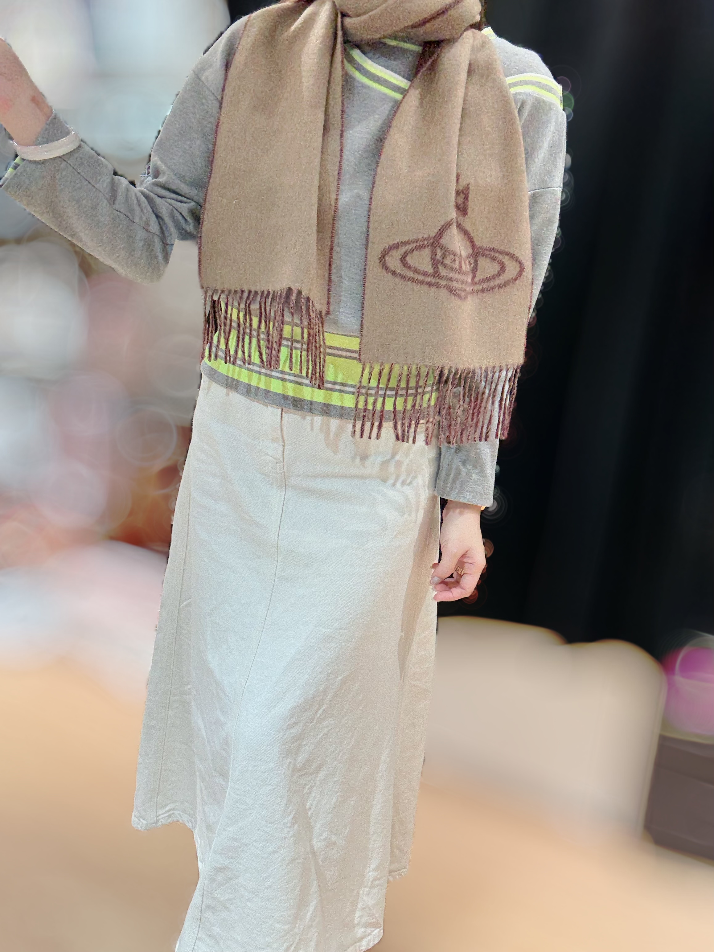 Vivienne Westwood scarf wine