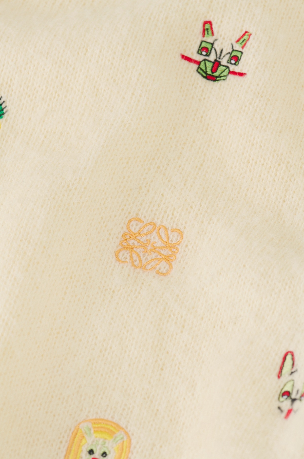 Loewe 女士 LOEWE x Louis Wain长袖羊毛毛衣XS S M L码模特身高 178 CM，身穿 S 码 